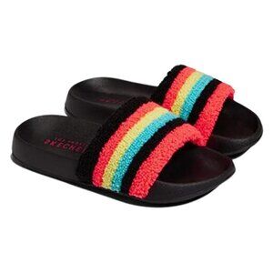 Skechers Girls Kids Street Sunny Slides Lightweight Cushioned Colorful